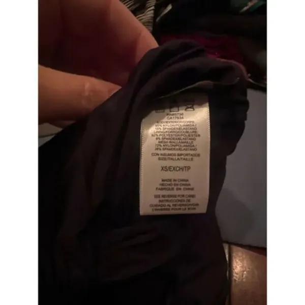 Carmen Marc Valvo One Shoulder Swim Top XS - Image 7