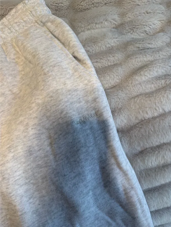 Garage Grey Sweatpants Wide-Leg - Image 2
