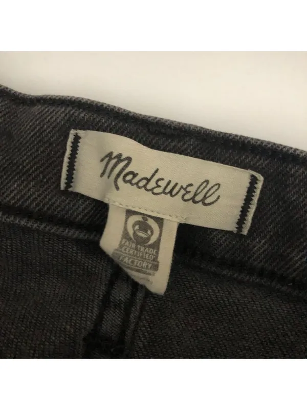 Madewell 10" High-Rise Skinny Jeans Size 27 Black Stretch Denim - Image 3