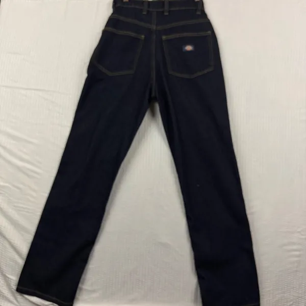 Dickies Womens High Waisted Straight Leg Indigo Denim Jeans FPR36NB Size 25R - Image 3