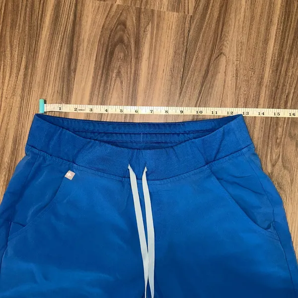 FIGS Zamora Technical Collection Scrub Pants Jogger Style Drawstring Blue Size S - Image 7