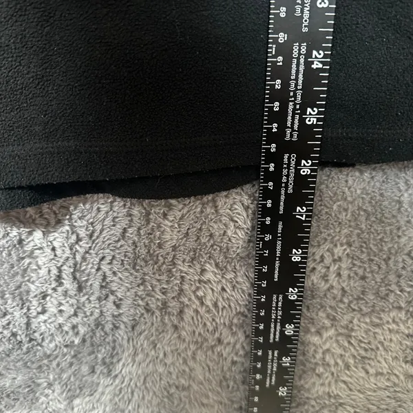 SO Women's XL Black Gray Pullover 1/4 Zip‎ Long Sleeve Fleece Top - Image 3