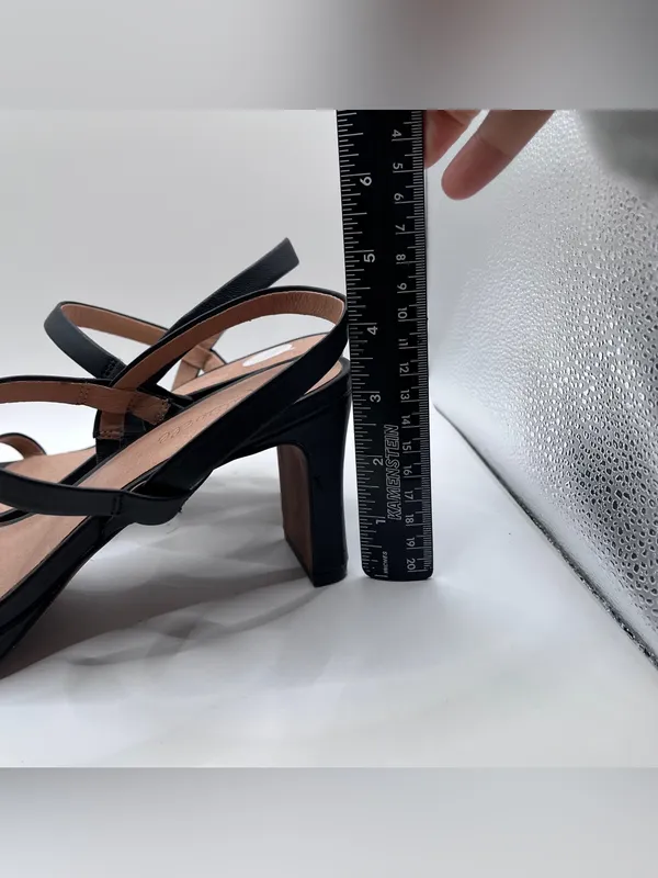 Madewell The Cherelle Slingback Heeled Sandal black size 10 - Image 6