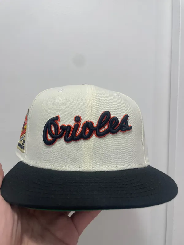 Myfitteds Baltimore orioles 30th anniversary patch size 7 1/8 small mark on picture seen good condition - Image 2