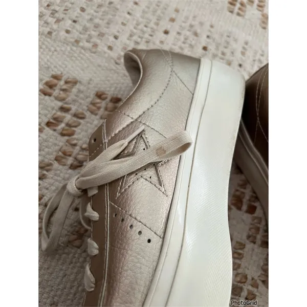 Converse Wmns One Star Platform Ox 'Light Gold Size 9.5 - Image 5