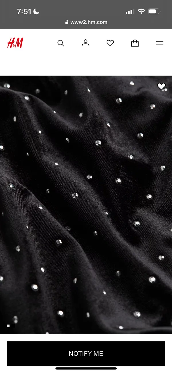 H&M Black Mini Dress - Image 2