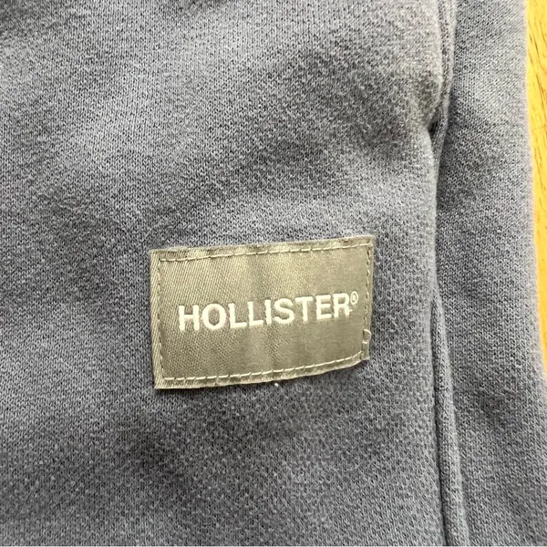 Hollister Blue Track Pants Relaxed Fit Joggers - Image 3