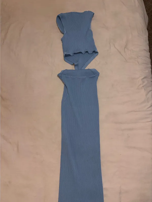 Blue Deluc Dress - Image 5