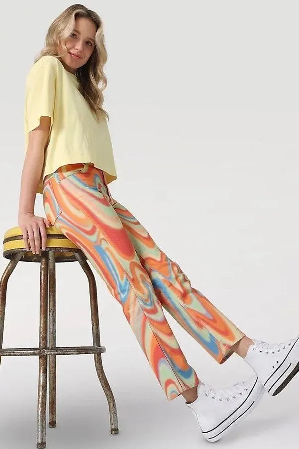 Nwt Wild West 603 Wave Jean Rainbow Energy - Image 2