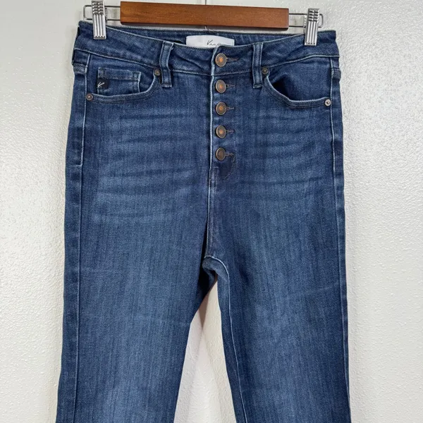 Kancan‎ Dark Wash Flare Jeans Size 7/27 - Image 3