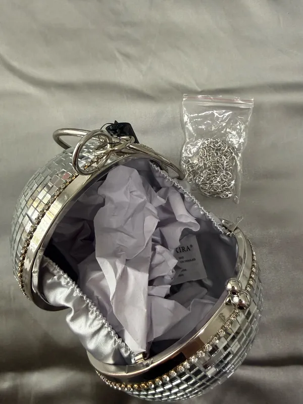 Brand New Akira Raise A Glass Disco Ball Purse - Image 8