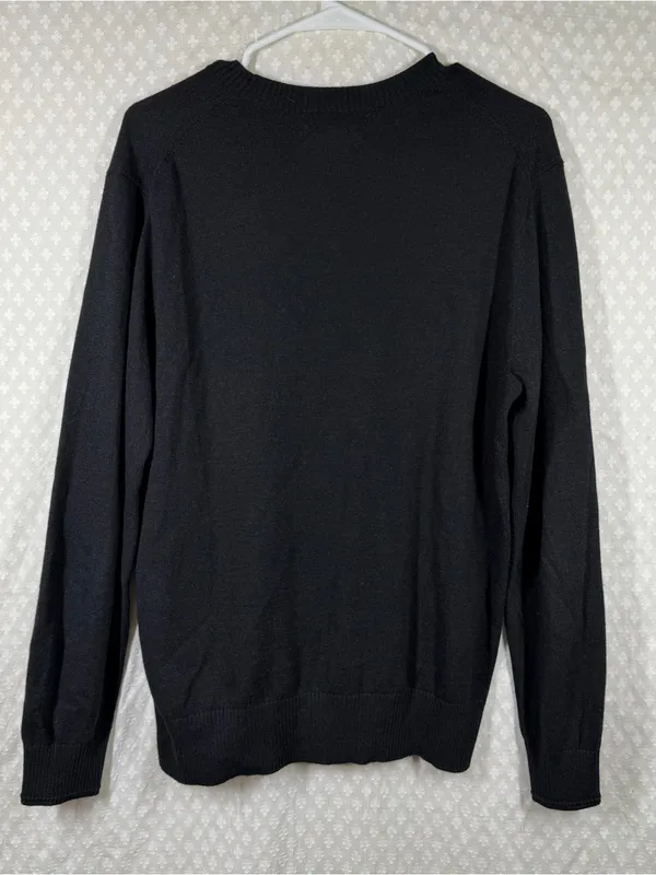 Everlane Black Organic Cotton Crewneck Sweater - Image 5
