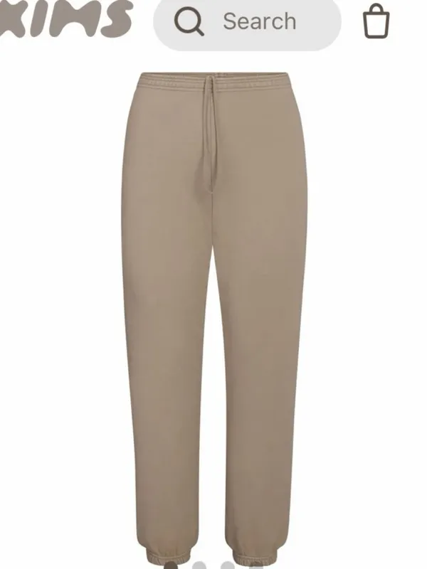 SKIMS Outdoor Jogger Fleece Sweatpants in Desert Size Large‎ - Image 2