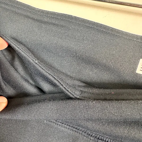 Lands End Sport Navy Blue Bike Shorts XL 18 Compression Athletic Yoga‎ Shorts - Image 5