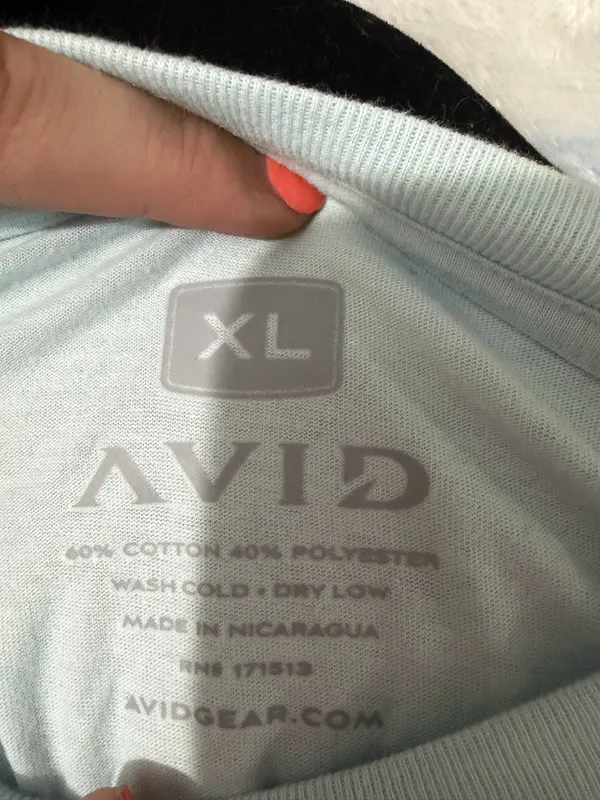 Avid Always Thirsty Crab Graphic T-Shirt Ice Blue XL - Image 5