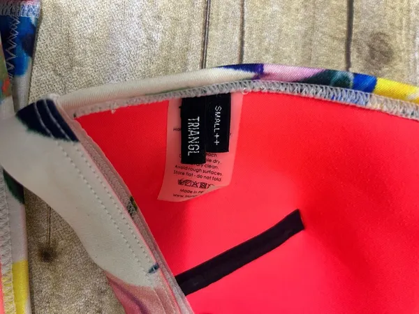 triangl swimwear Multicolor neoprene Floral Bikini size Small - Image 5