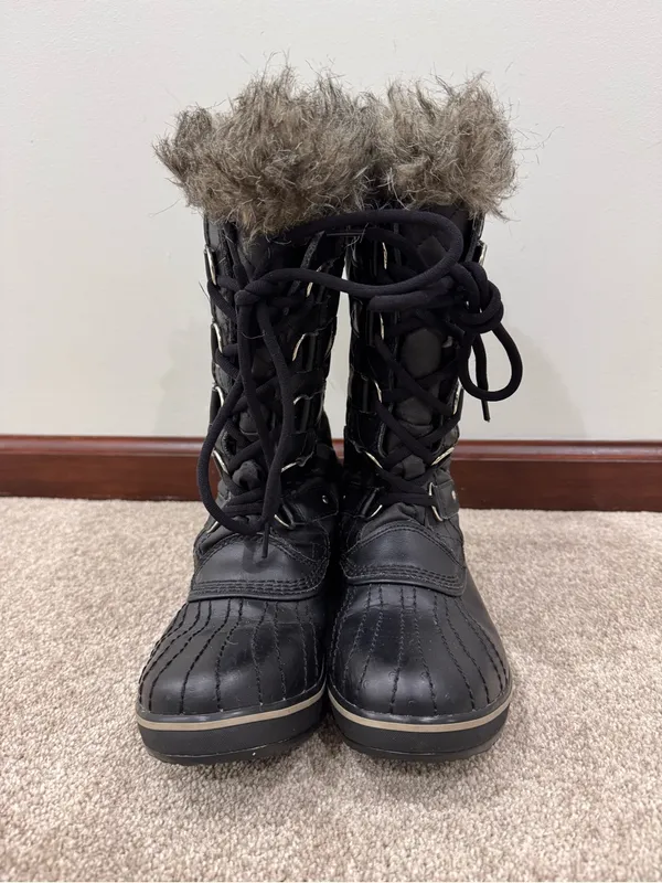 Sorel Tofino II Waterproof Insulated Lace Faux Fur Winter Boots Women Size 8.5 - Image 2