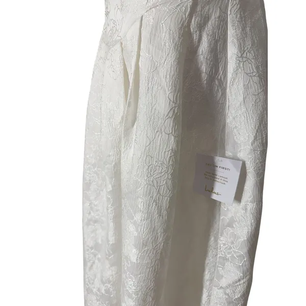 Lulus White Cowl Neck Backless Bridal Maxi Dress XS Wedding - Image 7