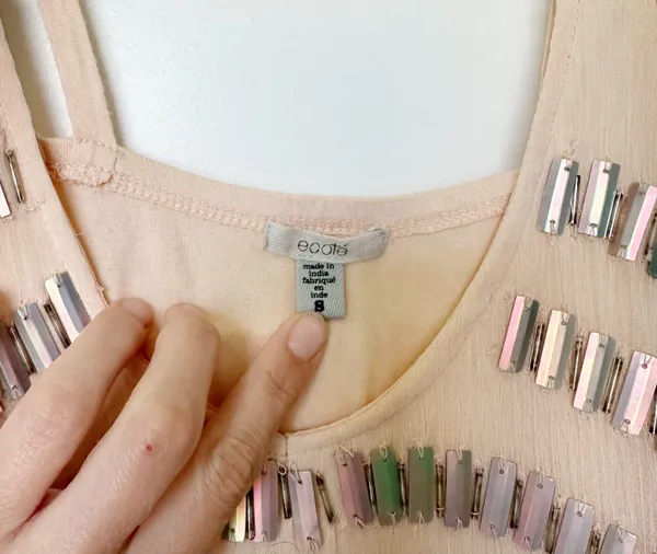 Iridescent Beaded Tank Top - Image 9