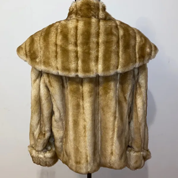 INC International Concepts Luxurious Faux Fur Jacket Size Large - Image 12