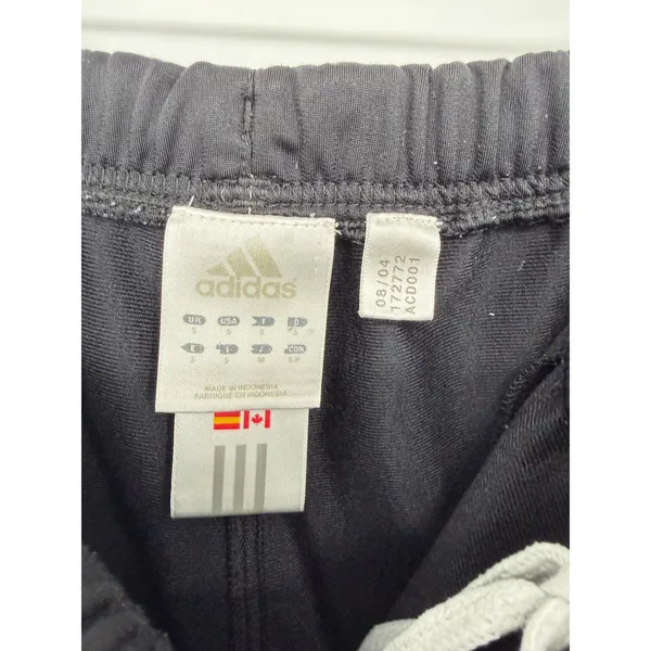 Adidas Track Pants Women S Black Good 3-Stripe Straight Leg Zip Pocket 172772 - Image 5