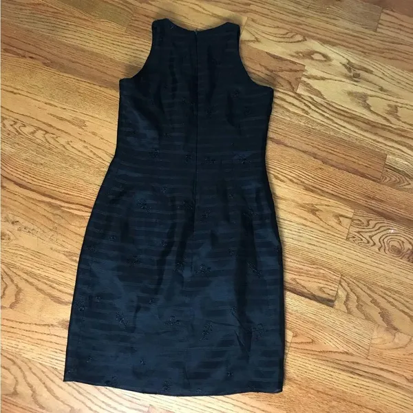 Vintage Ann Taylor Black Silk Dress - Image 6