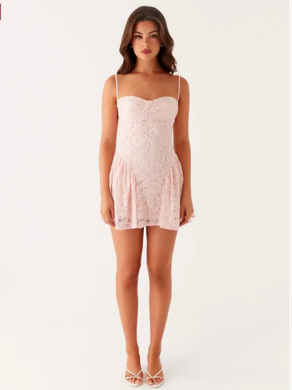 NWT Peppermayo Promenade Mini Dress in Pink, Size 6 - Image 4