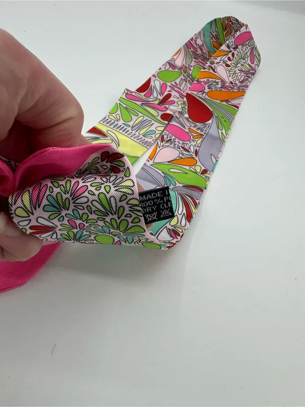 Arrival lady paisley printed small scarf for bag or neck - Image 3