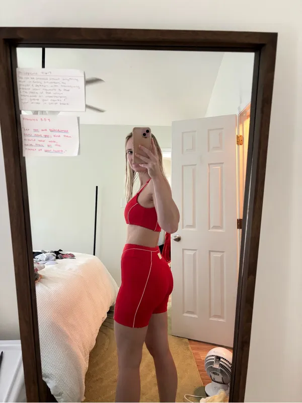 Yllw The Label Athletic Set Red Size XS - Image 4
