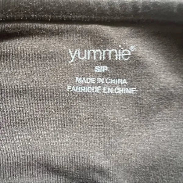 Yummie NWT Susie Flare Shaping Legging Cotton Stretch Black Women's Pants Small - Image 11