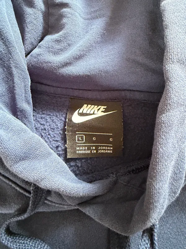 Navy Nike Hoodie - Size L - Image 3