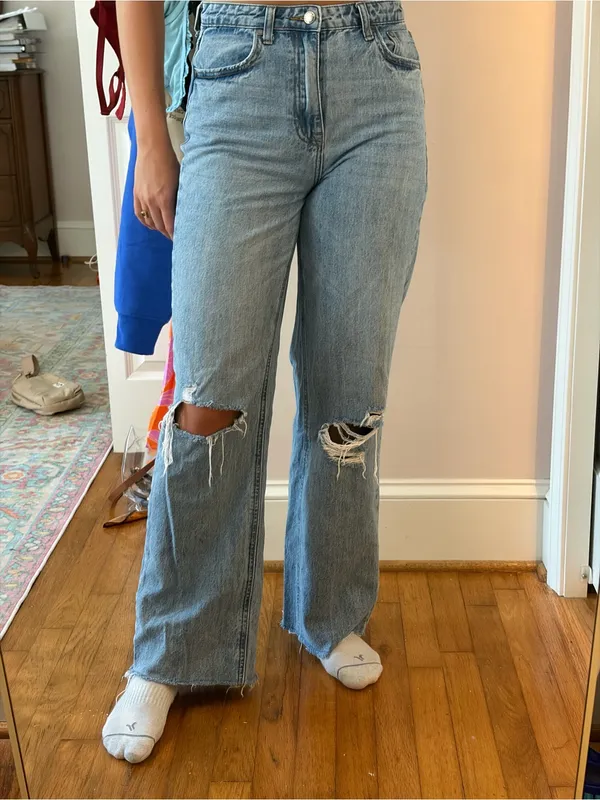 Velvet Heart ripped wide leg jeans - Image 4