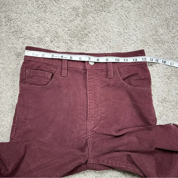 Levi’s Women’s Ribcage Straight Ankle Corduroy Pants High Rise Retro in Red 25 - Image 14