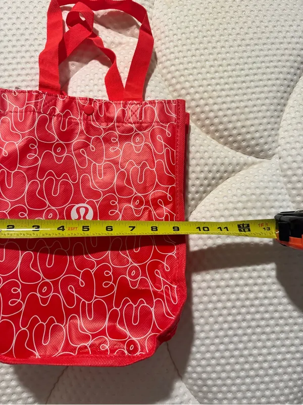 lululemon athletica Red Graphic Reusable Tote - Image 2