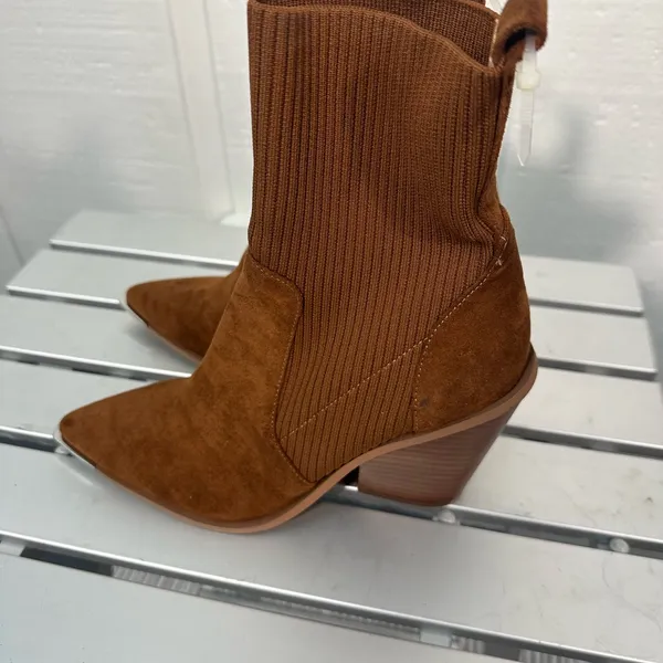 Steven by Steve Madden Reeve Suede Sock Booties Size 8 M NWOT - Image 6