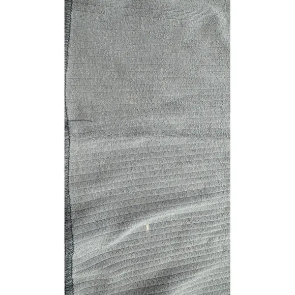 Free People Mock Neck Ribbed Long Sleeve‎ Top Blue Grey Womens Large - Image 2