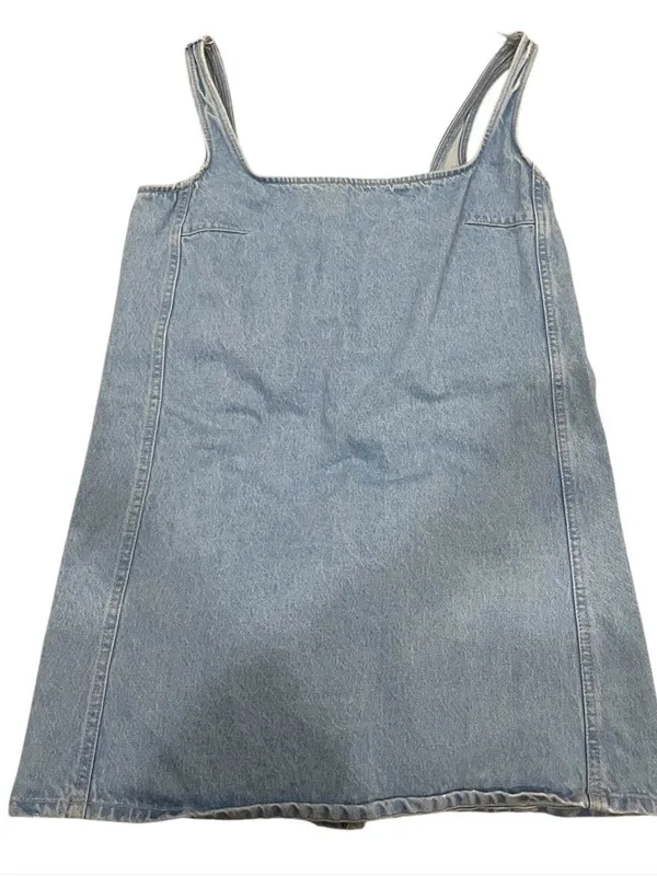 Zara Blue Denim Dress - Image 4