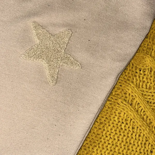 Olive + Oak Size S Beige Embellished Sweatpants - Image 9