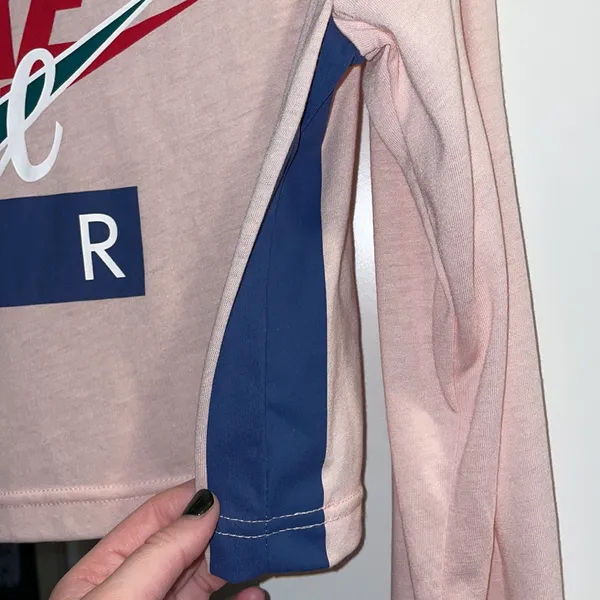 Brand new with tag light pink Nike crop top (retro look) - Image 5