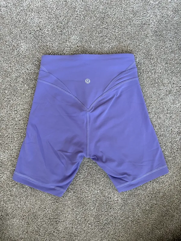 Lululemon Align Curve Seam High-Rise Shorts 6" Dark Lavender 2 - Image 4