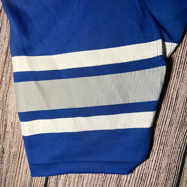 VTG 1990 Salem Sportswear New‎ York Giants Football AOP Jersey Shirt Womens S - Image 4