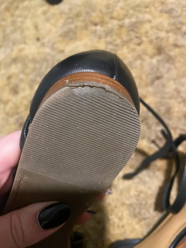 Crown vintage flats Black Size 6.5 - Image 6