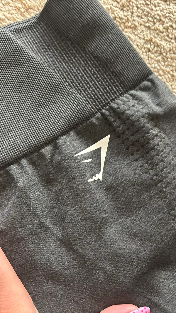 Black Gymshark Biker Shorts - Image 3
