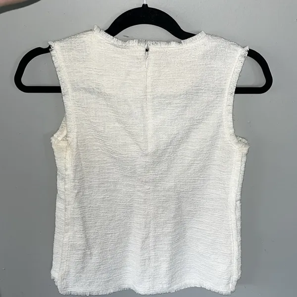 Banana Republic Gauze Fringe Top - Image 4