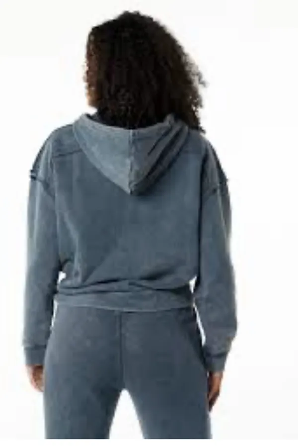 Alphalete Women’s Terry Oversized Hoodie - Blue Topaz ,Size Medium - Image 2