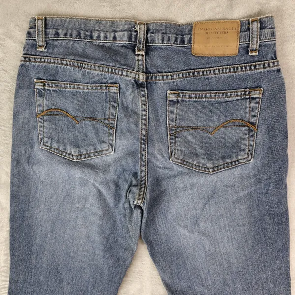 Vtg American Eagle Jeans Womens 4 Reg Bootcut Flare Mid Rise‎ Medium Wash Cotton - Image 3