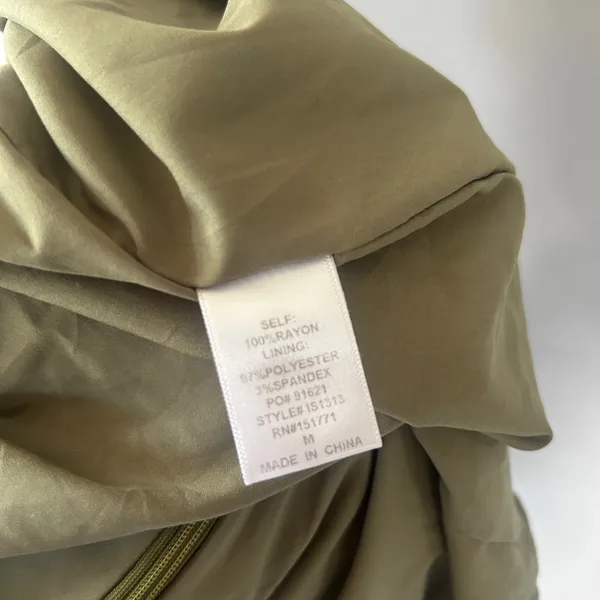 Le Lis Sage Green Checker Print Mini Skirt Size Medium Y2K Coquette - Image 8