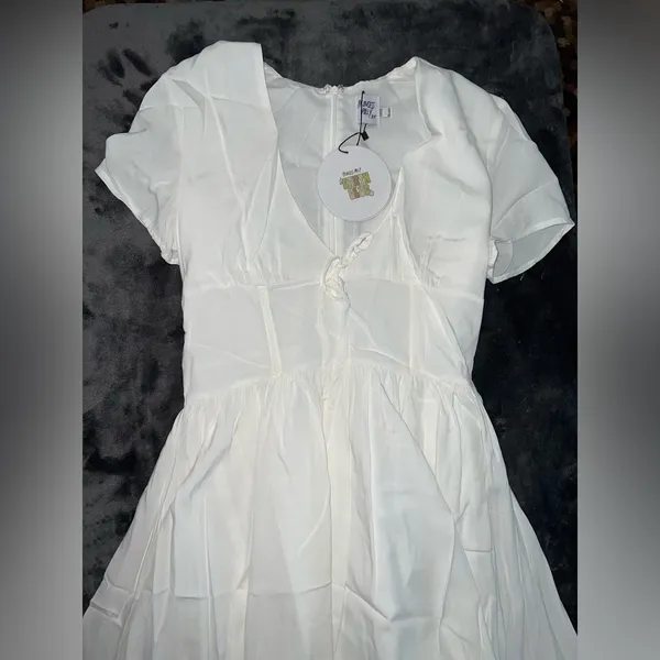 Princess Polly Pasque Mini Dress in White Size 6 New with tags - Image 7