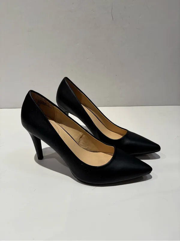 A.N.A m Wardrobe Staple Classic Black Pointed-Toe High Heel Pumps - Size 9.5 - Image 2