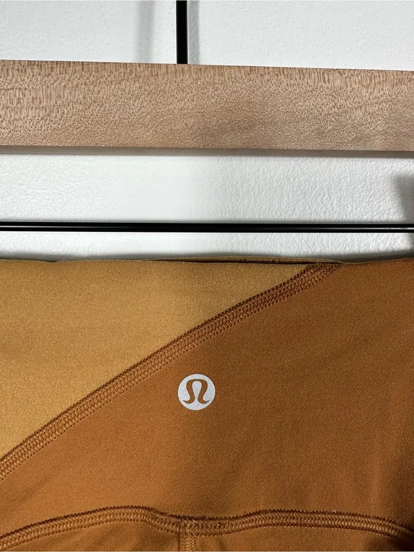 Lululemon Nulu Colour Block High-Rise Tight‎ 25” Copper Brown Leggings Size 4 - Image 8